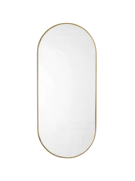 Deep Framed Pill Mirror-VANITY